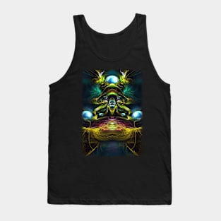 You're here to Create - Visionary Fractal Art - Mushrooms - Manafold Art Tank Top